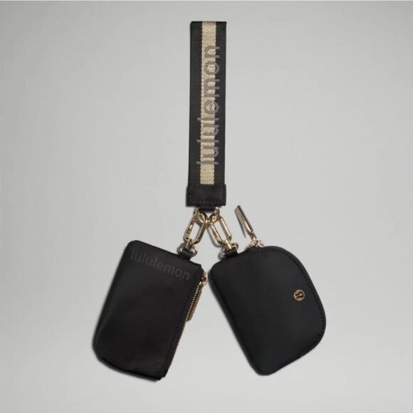 lululemon athletica Accessories - NWT Lululemon Dual Pouch Wristlet Wordmark